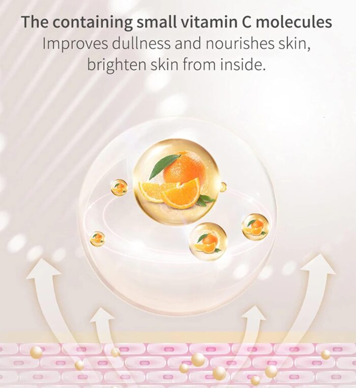DISAAR Beauty Skincare Vitamin C Facial Wash Foam Hyaluronic Acid Berry Glutathione Moisturizing Cleaning Anti-Acne Oil Control Essence 100ml - Image 5