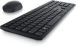 Dell KM5221W-KB+MS Wireless Keyboard and Mouse, Black