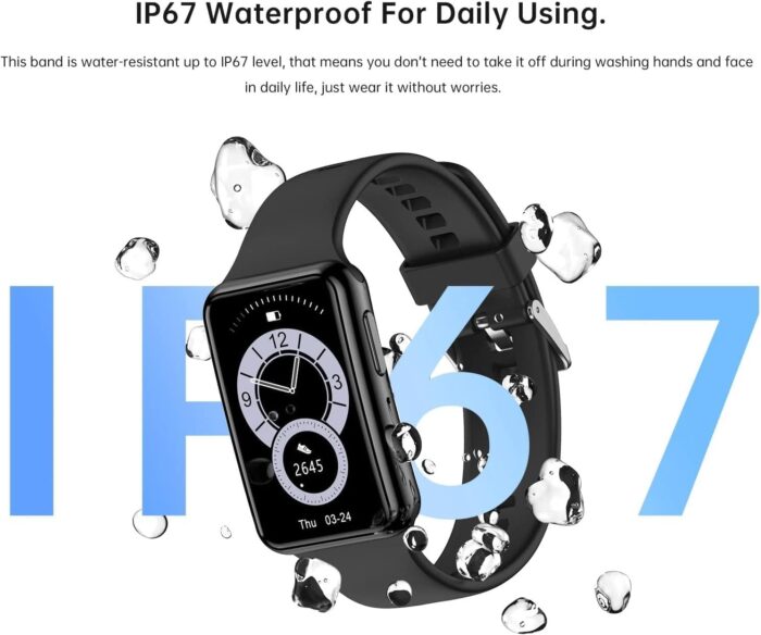 Smarties AE Smart Watch for Girls Boys Kids Teens Men Women with Blood Pressure Monitor Fitness Tracker Call and Message Notification (Silver) - Image 5