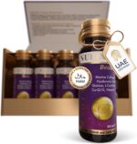 Nubixeel Premium Marine Collagen (10 Shots) – Hydrolyzed Liquid Collagen with Vitamin C + Biotin + E + B5 + B6 | Halal Drink | Hair & Skin Support | for Women & Men | Sugar-Free | Gluten-Free