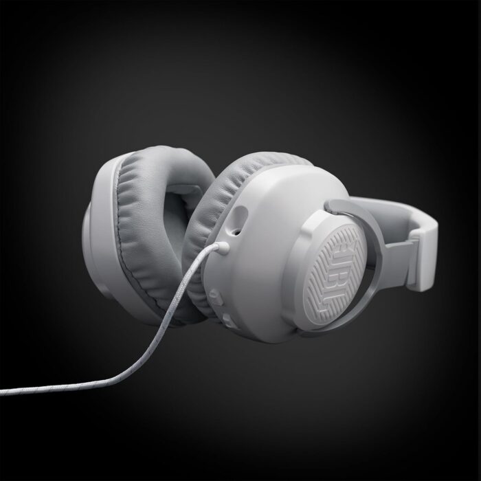 Jbl Quantum 100 Wired Over-Ear Gaming Headset With A Detachable Voice-Focus Boom Mic, Quantumsound Signature, Lightweight Headband, Memory Foam Ear Cushion, Pc And Gaming Console Compatible - White - Image 6