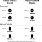 Samsung Galaxy Watch6 Classic Smartwatch, Health Monitoring, Fitness Tracker, Fast Charging Battery, Bluetooth, 43mm, Black (UAE Version) - Image 9
