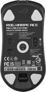 ASUS ROG Harpe Ace Aim Lab Edition Gaming Mouse, 54g Ultra-Lightweight, Low-latency Connectivity (2.4GHz RF, Bluetooth, Wired), 36K DPI Sensor, 5 Custom Buttons, Esports & FPS Gaming, Nvidia Reflex - Image 8