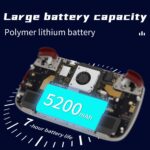 GiipGoop RG Cube Retro Game Console No Games Handheld Game Console Multi-Touch Screen Android 13 System Video Game Console 5200mAh Battery,High-Speed Fan,16 Million Color RGB Lighting(Gray) - Image 5