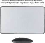 Rechargeable Bluetooth Keyboard and Mouse Combo Ultra-Slim Portable Compact Wireless Mouse Keyboard Set for Android Windows Tablet Cell Phone iPhone iPad Pro Air Mini, iPad OS/iOS 13 and above (Black) - Image 7