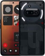 Nothing Phone (3a) 128 GB - mobile phone with 32 MP front camera, 30x ultra zoom, 50W fast charging and 6.77" FHD+ flexible AMOLED display - Black