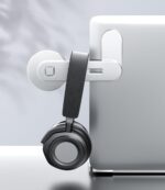 CloudValley Magnetic Phone Holder for Laptop, Adjustable Phone Monitor Side Mount for iPhone 14/13 Series / 12 Pro Max/ 12 Pro/ 12 Mini, Slim Portable Foldable Computer Expansion Bracket, Silver - Image 8