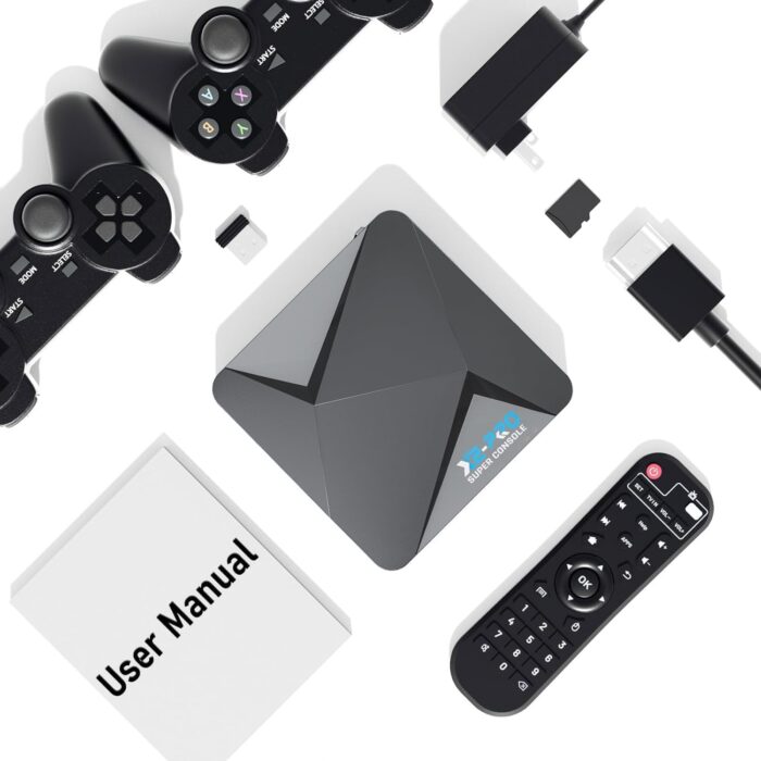 Retro Game Console Emulator Console - Super Console X2 PRO, 60000+ Video Games, Plug & Play Retroplay Console, Video Game Console Compatible 70+ Emulators, 3 Systems, 4K UHD, 2.4G + 5.0G, BT 5.0 - Image 3