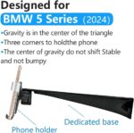 LUNQIN Car Phone Holder for BMW 5 Series 2024 2025 530i 540i 550e xDrive and BMW i5 2024 2025 M60 eDrive xDrive 40 Auto Interior Accessories Best Cell Phones Mount Cellphone Mobile Cradle Screen Stand - Image 6