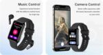 Smarties AE Smart Watch for Girls Boys Kids Teens Men Women with Blood Pressure Monitor Fitness Tracker Call and Message Notification (Silver) - Image 4