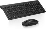 cimetech Wireless Keyboard and Mouse, EasyTyping KF10 Laptop Keyboard with High-end Technology, Say Goodbye to Typing Trouble - Type with Ease and Double Efficiency - Black
