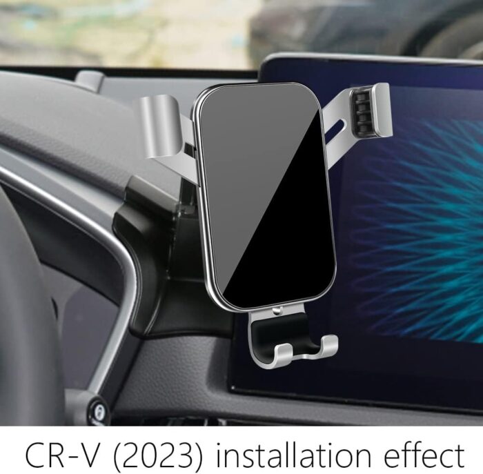 LUNQIN Car Phone Holder for Honda CRV CR-V 2023 2024 2025 and Honda CR-V Hybrid 2023 2024 2025 Auto Interior Accessories Best Cell Phones Mount Cellphone Mobile Cradle Charging Navigation Vent Bracket - Image 2
