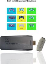 Portal AE Game Console with Dual 2.4G Controllers Plug & Play Video Game Stick Games, Emulators,Great Gift for Adults and Kids (32G)
