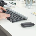 Logitech MK470 Slim Wireless Keyboard and Mouse Combo - Modern Compact Layout, Ultra Quiet, 2.4 GHz USB Receiver, Plug n' Play Connectivity, Compatible with Windows - Black - Image 3