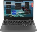 Lenovo LOQ 15IAX9 Gaming Laptop with LA1 AI Chip, 15.6" FHD 144Hz Display, Intel i5-12450HX, 24GB RAM, 512GB SSD, RTX 4050 6GB, Backlit Eng- Ar KB, Win 11, Luna Grey - [83GS00C3AX]