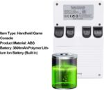 Retro Gaming Console, Handheld Game Console 3.5 Inch 640x480 Screen, Retro Video Game Console 256GB Memory 30000 Games Built in 45 Emulator (White) - Image 4