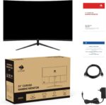 Z-EDGE 24-inch Curved Gaming Monitor - 16:9 Full HD 1920x1080, 165Hz Refresh Rate, 1ms Response Time, Frameless LED Display, AMD FreeSync Premium - DisplayPort & HDMI Ports UG24 - Image 7