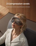 RENPHO Eyeris 1 - Eye Massager with Heat, Remote, Compression, Temple Massager for Migraine, Gifts for Mom, Heated Eye Mask for Relax, Reduce Eye Strain, Dry Eyes, Eye Bags, Sleep Mask for Eye Care - Image 4