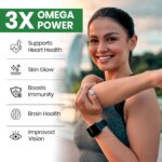 HIMALAYAN ORGANICS Omega 3 6 9 Vegan Natural Nutrition Supplement for Muscle, Bone, Heart & Skin - 90 Veg Capsules - Image 6