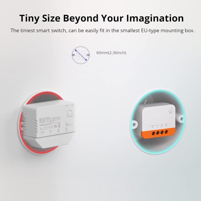 NALACAL Smart Light Switch (2 Way), Works with Alexa, Smartthings Hub, Google Home and Zbbridge-P, Hub Required, No Neutral Required, Turn On/Off Your Light By Voice Command - Image 4