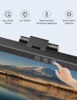 DMG Computer Monitor Light, Monitor Light Bar with RGB Backlight, Eye Caring LED Screen Light Bar, USB Powered Lamp with Touch Sensor, No Screen Glare Desk Lamp for Pc, Office, Gaming - Image 5