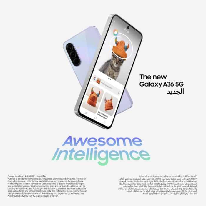 Samsung Galaxy A36 5G, Android Smartphone, 256GB Storage, 8GB RAM, Awesome Lavender, 6x OS Upgrades, Large Display, Octa-Core Processor (UAE Version) - Image 4
