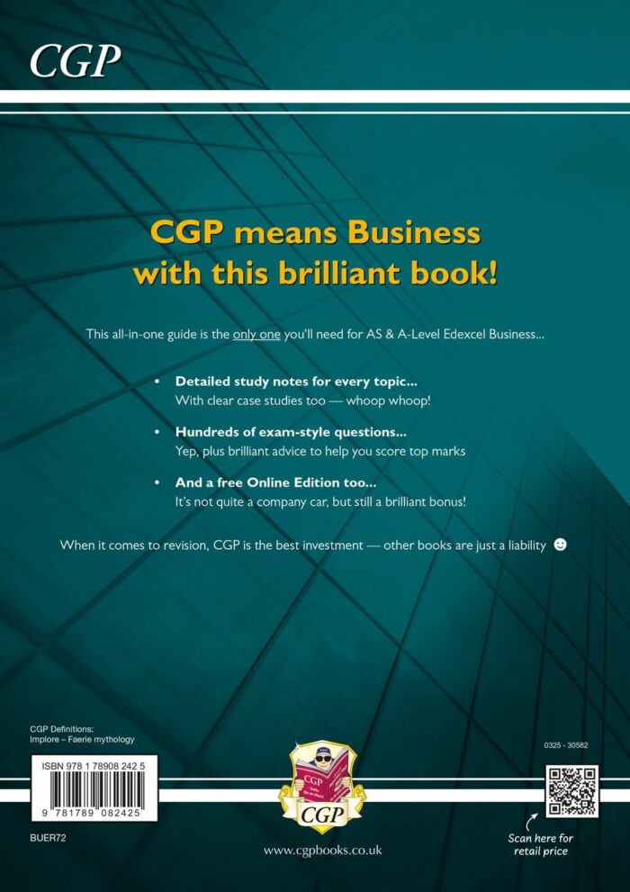 Coordination Group Publications Ltd (CGP) AS and A-Level Business: Edexcel Complete Revision & Practice with Online Edition - Image 2