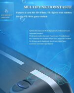 Azonee VR Glasses VR Headset Virtual Reality Glasses 3D with Bluetooth Remote Control Experience Games for Mobile Phone for Android/iOS 5.5-7.2 Inch Mobile Phones Children Adults Gift - Image 9