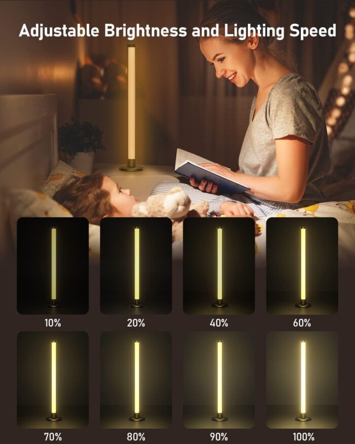 Cozylady Smart LED Light Bar, RGB LED TV Backlight Lights, Cozylady RGB Ambient Lamp with Multi-Modes and Music Sync Modes, Dimmable LED Light with Remote Control for Gaming, PC FX003 (2 Pack) - Image 7