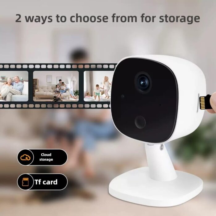 Smart mini WiFi Camera Galayou Indoor Home Cameras for Security with Night Vision Pet Camera with Phone App 24/7 SD Card Storage 1080P Indoor Camera Motion Detection, 2-Way Audio, Baby Monitor - Image 5