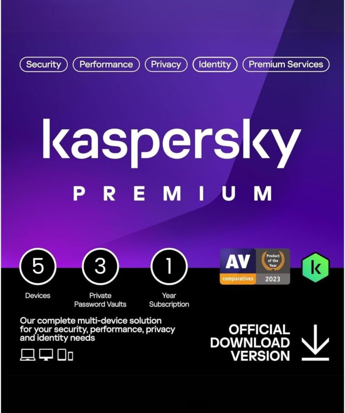 Kaspersky Premium + Customer Support 5 Device 1 Year Box w/o CD - Image 3