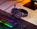 SteelSeries Arctis Nova 3 - USB-C Gaming Headset for PC, PS4, PS5 & Switch - RGB Lights - Hi-Fi Drivers - 360° Spatial Audio - AirWeave Memory Foam Earcups - Super Lightweight - ClearCast Gen 2 Mic - Image 2