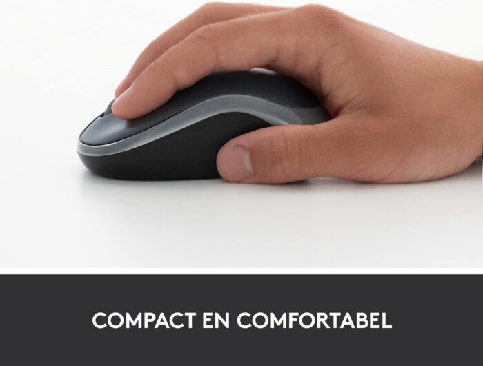 Logitech 910-002235 Logitech M185 Wireless Mouse, Swift Gray () - Image 6