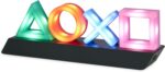 PATHEA Paladone Playstation Icons Light with 3 Light Modes - Music Reactive Game Room Lighting (PS4), Multi-Colour