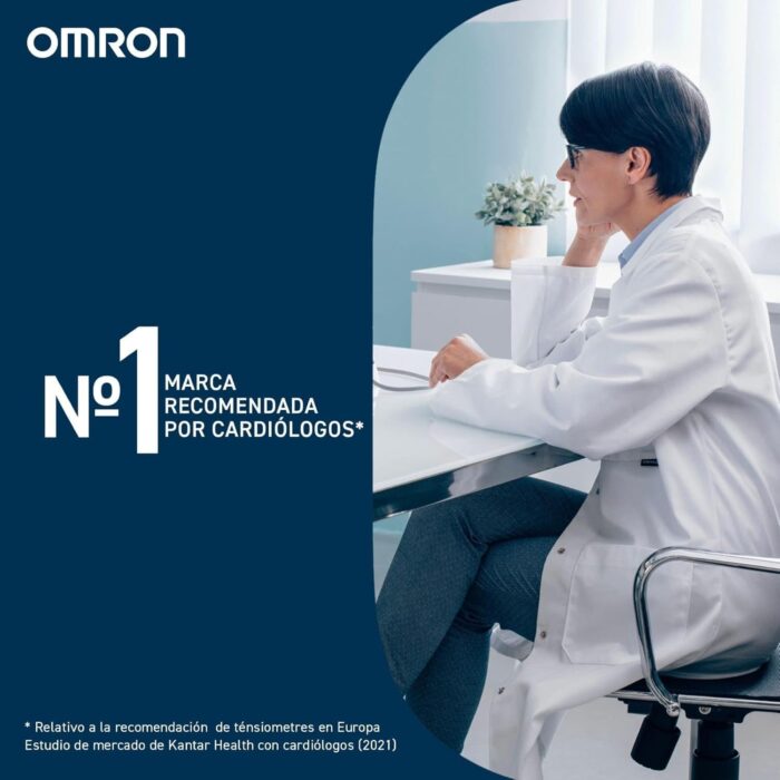 OMRON M2 Basic Automatic Blood Pressure Monitor Upper Arm, Clinically Validated Home BP Machine, Compatible with Small Kids to Adults Large Cuffs Size 17-42 cm, Cuff Wrapping Guide 5 Year Guarantee - Image 7