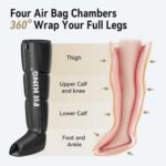FIT KING Air Compression Recovery System, Full Leg & Foot Compression Massage Boots for Blood Circulation and Fast Recovery, Enhance Sports Performance (Medium) - Image 7