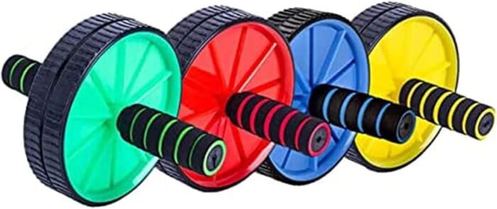 Sulfar Fitness Equipment/Sporting Goods/Ab Wheel Power Roller,Twowheel Hand Pusher Yellow, Ab Roller - Image 5