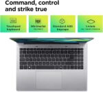 Acer Aspire Lite 16" Laptop AL16-52P-52JZ | 13th Gen Intel Core i5-1334U | 16GB DDR5 RAM | 512GB SSD | UHD Graphics | IPS ComfyView Display | Windows 11 Pro (UPGRADED) - Light Silver - Image 4
