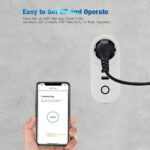 UanTii WiFi Smart Plug Tuya Smart Socket Timer Schedule Socket for Smart Home App Remote Control Compatible with Amazon Alexa Google Assistant Siri 16A - Image 4