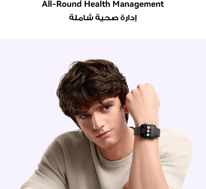 HUAWEI WATCH FIT 3, 1.82" AMOLED Display, Ultra-Slim Design, All-Round Fitness Management, Durable Battery Life, Compatible with iOS & Android, Green + Exclusive Watercup - Image 4