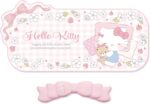 Kuitmor Kawaii Anime Mouse Pad Wrist Rest Support Set - Non-Slip Desk Mat and Memory Foam Bowknot Wrist Rest for Keyboard and Mouse,Perfect for Gaming or Home Office Work - Flower Dream (Pink)