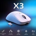 ATTACK SHARK X3 Lightweight Wireless Gaming Mouse with Triple Mode 2.4G/USB-C Wired/Bluetooth, 26K DPI, PAW3395 Optical Sensor, GM8.0 Kailh Switch, 5 Programmable Buttons for PC/Win/Mac - Image 2