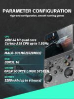 Yo R36S Retro Handheld Video Game Console Linux System 3.5 Inch IPS Screen Mini Video Player 128GB with 20 000 Pre Installed Games - Anaqa - Image 2