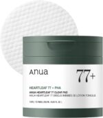 ANUA Heartleaf 77 Toner Pad, Mild Exfoliating Facial Pads for Glass Skin, Hydrating Pore Care for Sensitive Skin, Heartleaf Extract, PHA, Centella, Non comedogenic, Korean Skin Care (70 Pads)