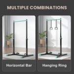 UimoKi Multifunctional Pull Up Bar Chin Up Bar Dip Station for Home Gym Strength Training Adjustable Pullup Fitness Equipment Exercise Rack - Image 5