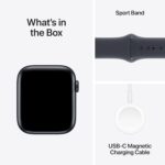 Apple Watch SE (2nd Gen) GPS 44mm Smartwatch with Midnight Aluminium Case with Midnight Sport Band - M/L. Fitness and Sleep Trackers, Crash Detection, Heart Rate Monitor, Retina Display - Image 6