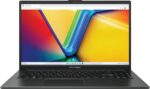 Asus VivoBook E1504G, 15.6" FHD Display, Intel Core i3-N305 Processor/13th Genration, 8GB RAM, 256GB SSD,Intel UHD Graphics,Windows 11 Home, English (US) keyboard,Black,New