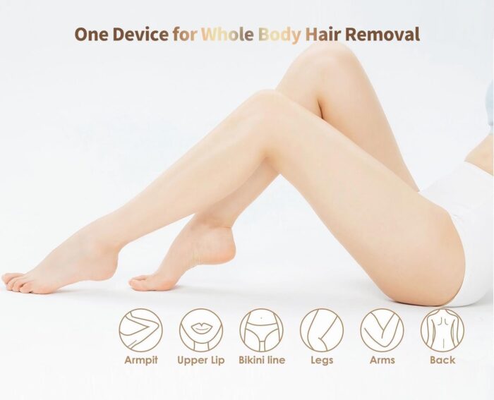 Home Use Beauty Device IPL Laser Hair Removal for Women and Men,999999 Flashes at-Home Laser Hair Removal Device - Image 2