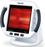 Beurer IL50 Infrared Heat Lamp, Soothing Heat For Colds And Muscle Tension, Infrared Light Therapy with 300 watts, Improves Blood Circulation, 100% UV Blocker, Medical Device