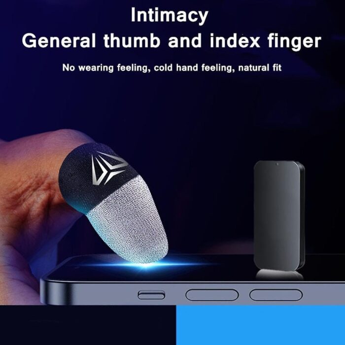 4 Pieces Finger Sleeves Trigger for Gaming,Small Finger Gloves Anti-sweat Gaming Accessories - Image 3